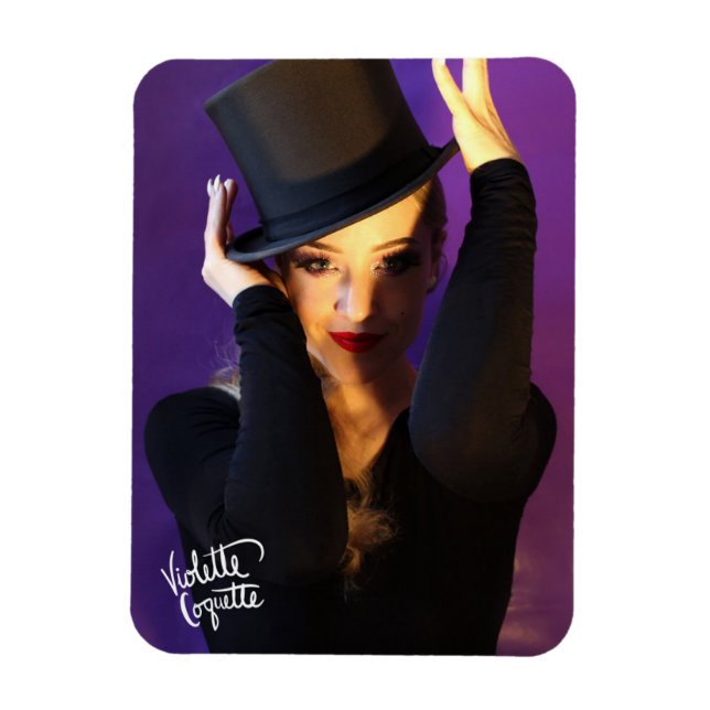 Íman Violette Coquette "Top Hat" / 2 (Vertical)