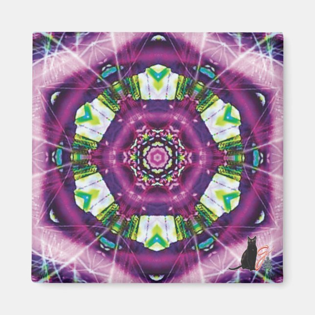 Íman Violette Kaleidoscope Magnet (Frente)