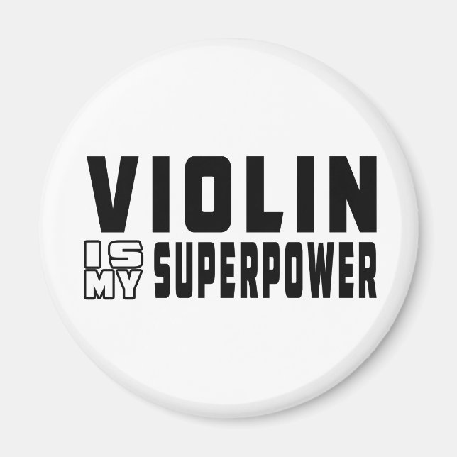 Íman Violin É Meu Superpoder (Frente)