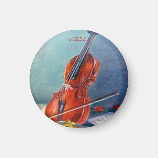 Íman Violín/Violin (Frente)