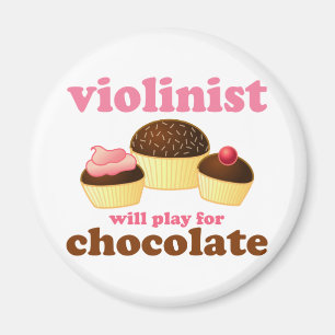 Íman Violinista vai jogar pelo chocolate