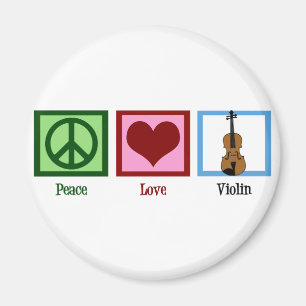 Íman Violino do amor da paz