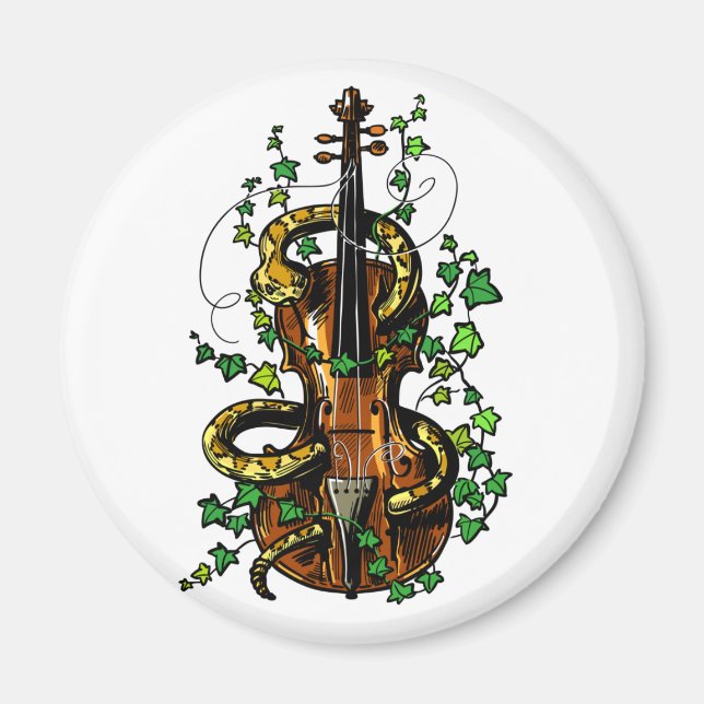 Íman Violino e cobra (Frente)