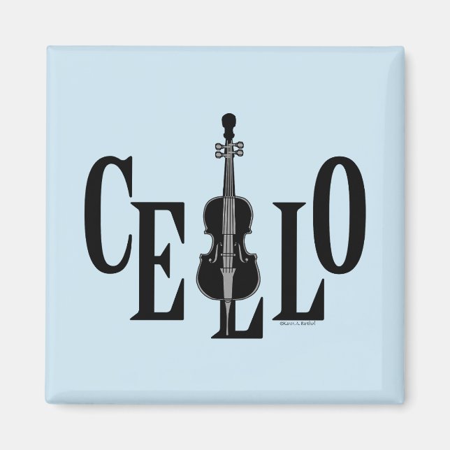 Íman Violoncelo Em Violoncelo (Frente)