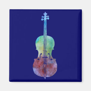 Íman Violoncelo lavado cor