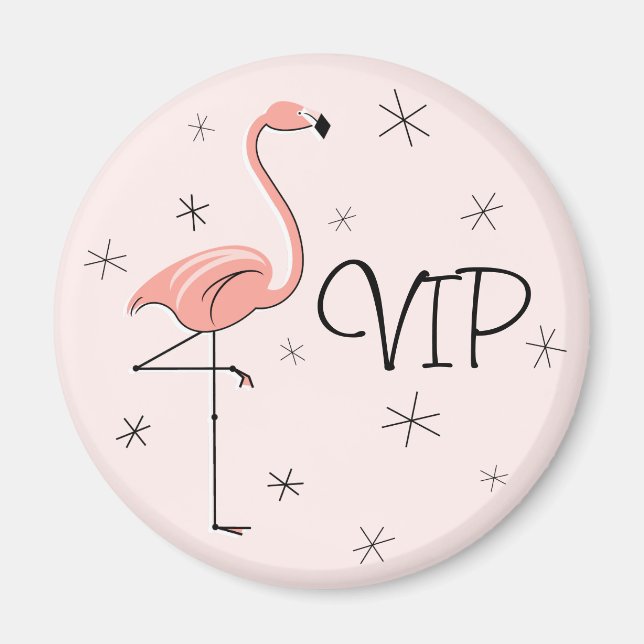 Íman VIP Flamingo Pink (Frente)
