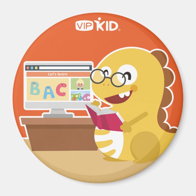 Íman VÍPKID de volta ao Magneta 5 da Escola (Frente)