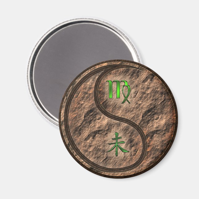 Íman Virgem & Cabra de Terra (Front/Back)