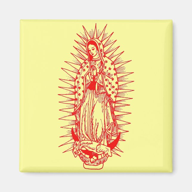 Íman Virgem de Guadalupe Magnet (Frente)