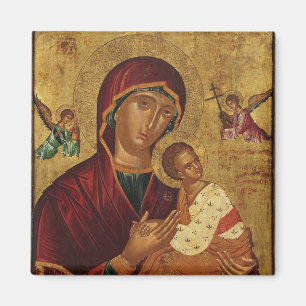 Íman Virgem do Ícone Cristo de Passion Theotokos