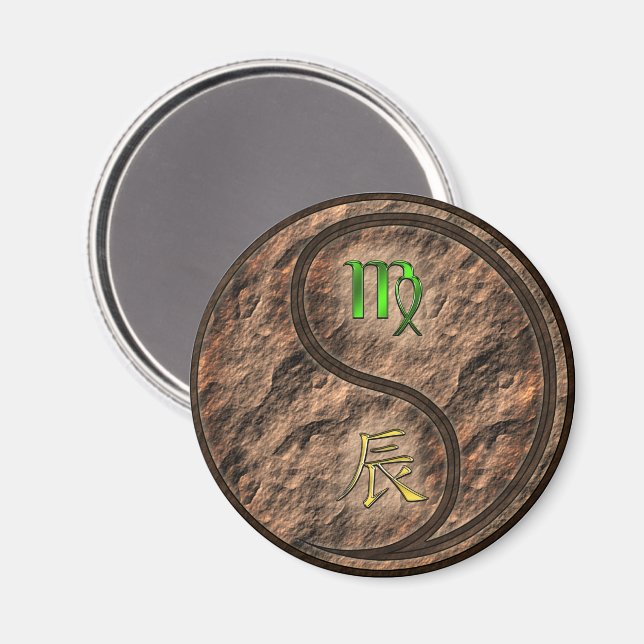 Íman Virgem & Dragão da Terra (Front/Back)