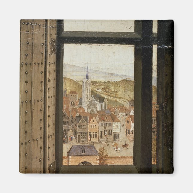 Íman Virgem e Criança antes de um Firescreen, c.1440 2 (Frente)