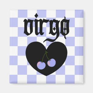 Íman Virgem Gothic - Design de cerejas controladas esté