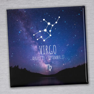 Íman Virgem | Magnet de constelação Zodiaca Personaliza