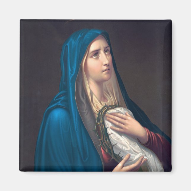 Íman Virgem Maria chorando, E. Steinmann (Frente)
