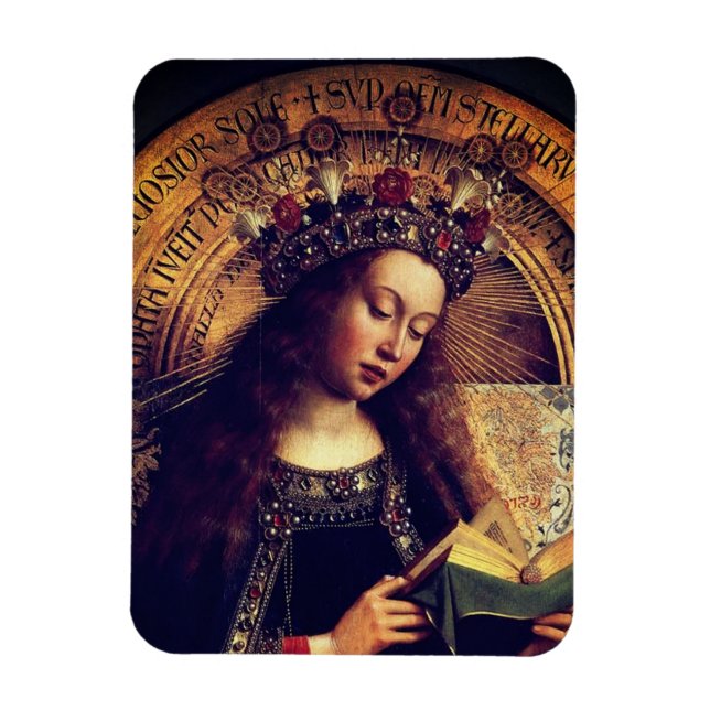 Íman Virgem Maria - Gent Altarpart de Jan van Eyck (Vertical)