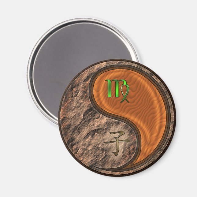 Íman Virgem & Rato de Madeira (Front/Back)