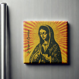 Íman Virgen de Guadalupe Drape
