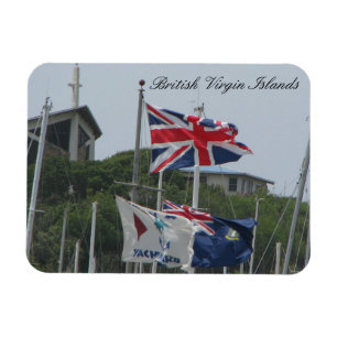 Íman Virgin Gorda das bandeiras @