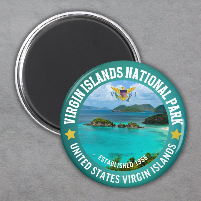 Íman Virgin Islands National Park Est 1956 (Criador carregado)