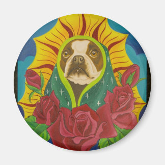 Íman Virgin Mugsey das Papais noeis Rosa por Dana Tyrre