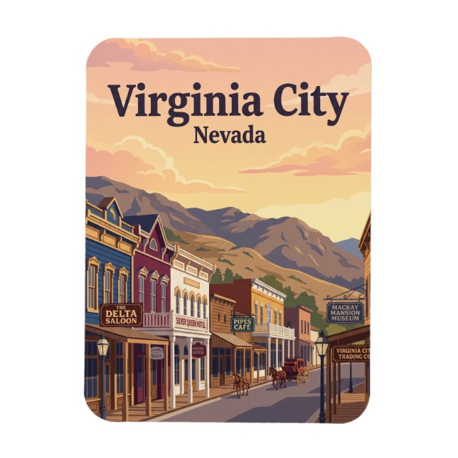 Íman Virginia City EUA (Vertical)