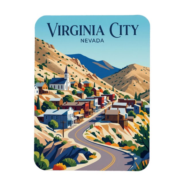 Íman Virginia City EUA (Vertical)