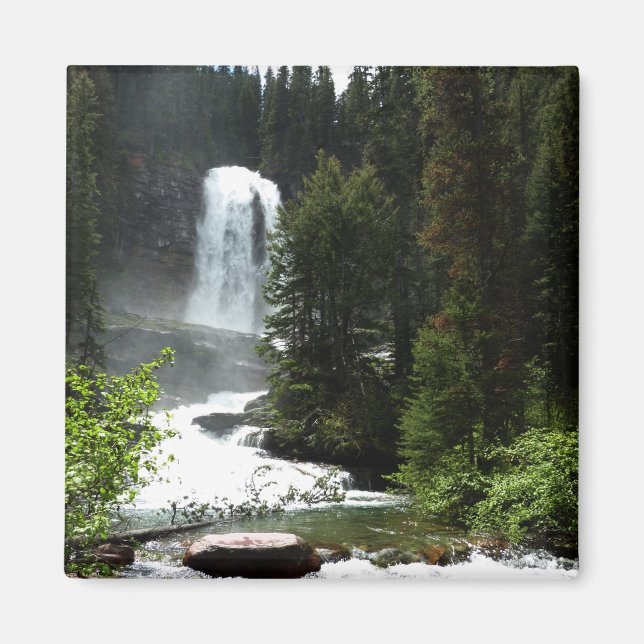 Íman Virginia Falls no Glacier National Park (Frente)