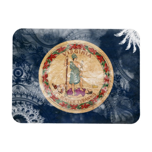 Íman Virginia Flag (Horizontal)