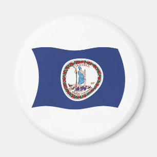 Íman Virginia Flag Magnet