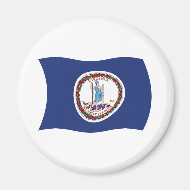 Íman Virginia Flag Magnet (Frente)