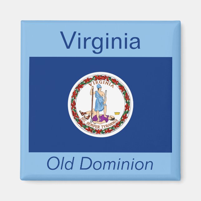 Íman Virginia Flag Magnet (Frente)