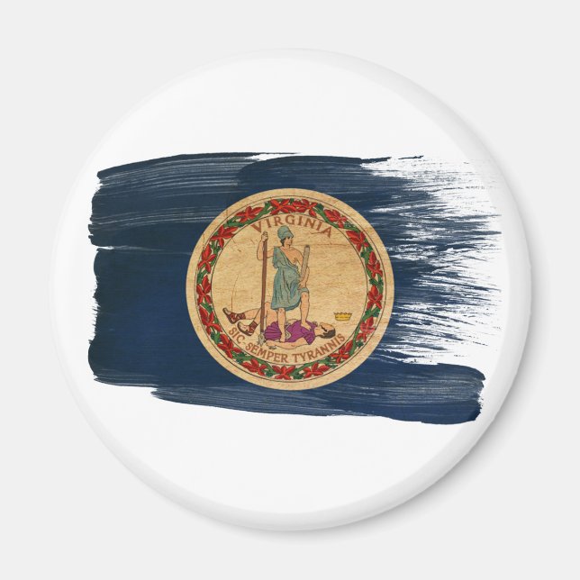 Íman Virginia Flag Magnets (Frente)