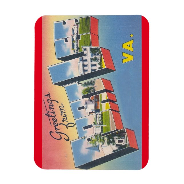 Íman Virginia, Fort Lee Magnet (Vertical)