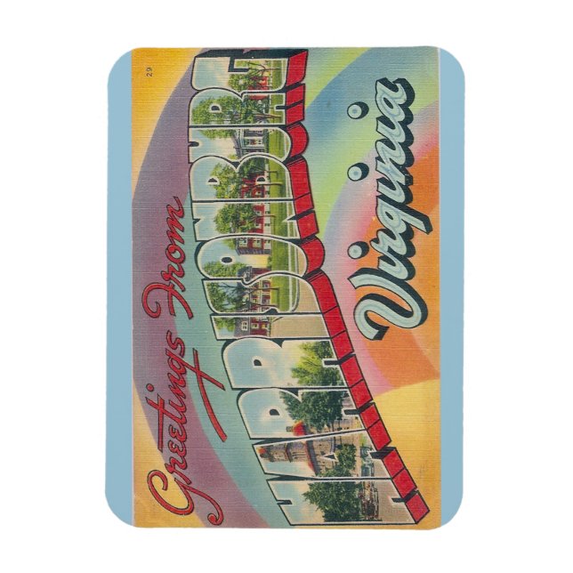 Íman Virginia, Harrisonburg Magnet (Vertical)