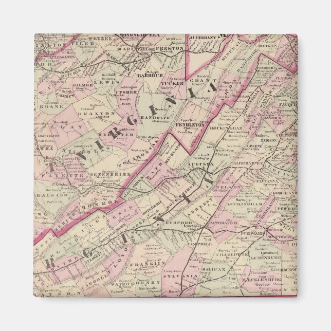 Íman Virgínia Ocidental (Frente)