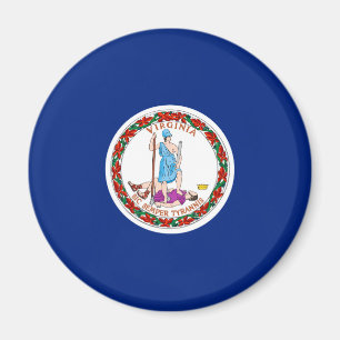 Íman Virginia State Flag Design