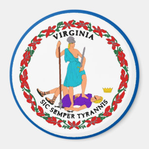 Íman Virginia State Flag Magnet