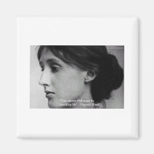 Íman Virginia Woolf "Encontrar Paz", dons de citação de