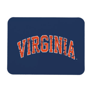 Íman Virginia Wordmark Distressed