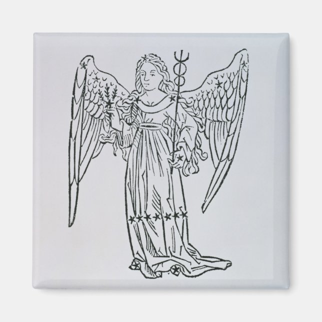 Íman Virgo (Virgem), uma ilustração do Poeti (Frente)