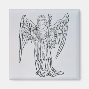 Íman Virgo (Virgin) uma ilustração 'do Poeti