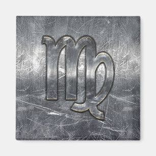 Íman Virgo Zodiac - Sinal em Decoração de Estilo Vest