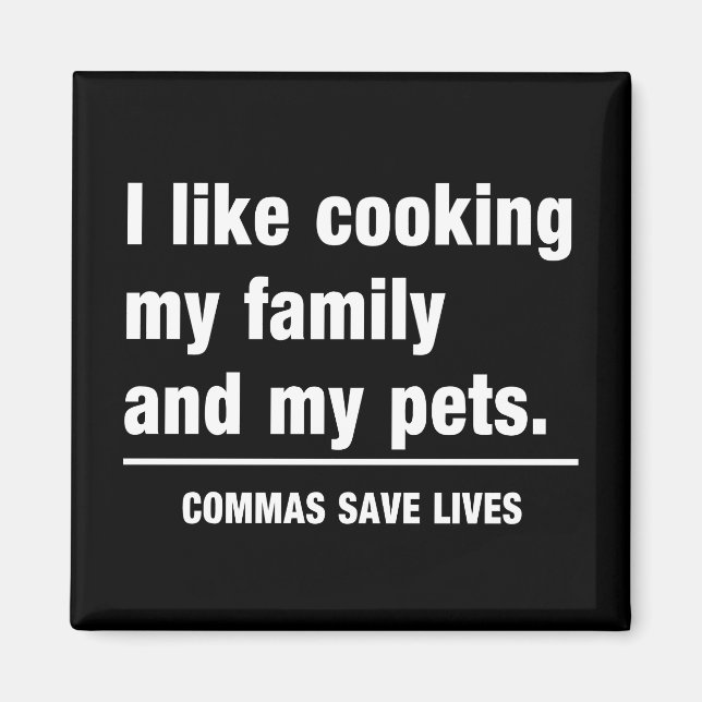 Íman Vírgulas Salvar Vidas (Frente)