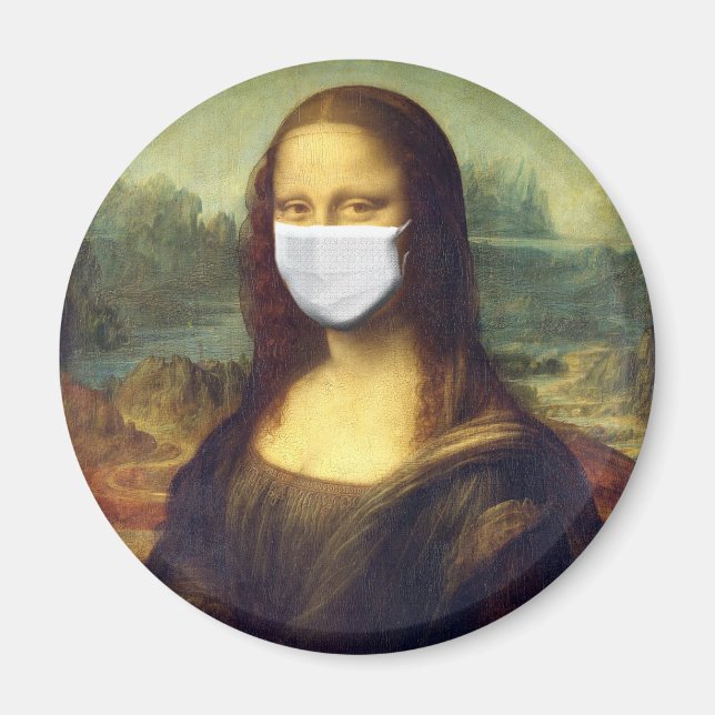 Íman Vírus Mona Lisa Via Corona (Frente)