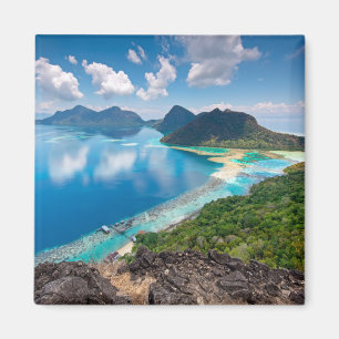 Íman Visão Bela Topo da Ilha de Bohey Dulang