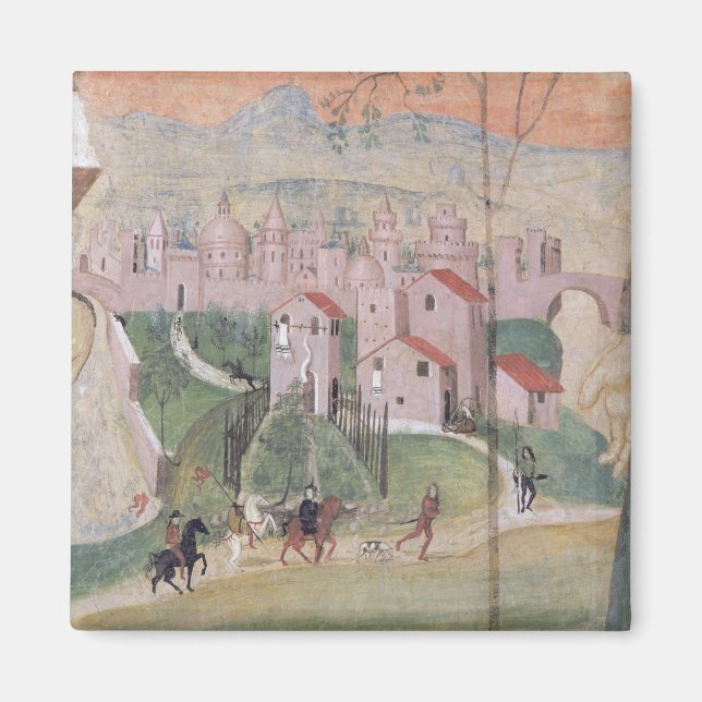 Íman Visão da Cidade de Prato, detalhes da Crucificação (Frente)