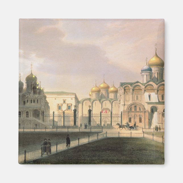 Íman Visão das catedrais no Kremlin de Moscou (Frente)