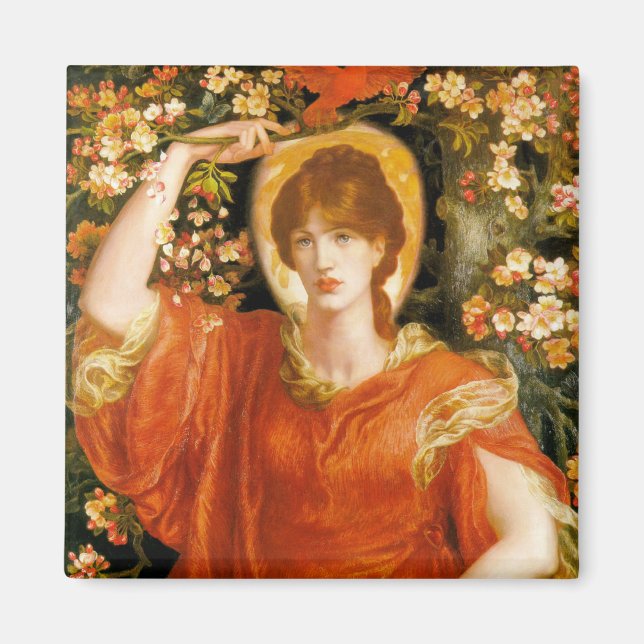 Íman Visão de Fiammetta - Dante Gabriel Rossetti (Frente)