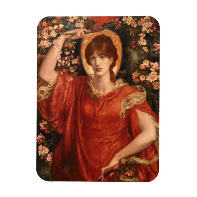 Íman Visão de Fiammetta (por Dante Gabriel Rossetti) (Vertical)